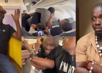 Mr Jollof, VeryDarkMan trade blows aboard flight