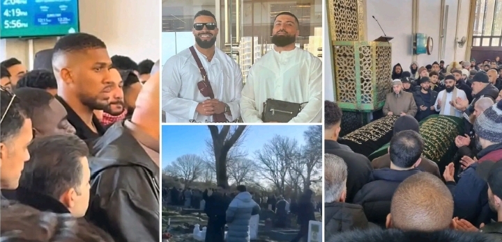 Anthony Joshua's friends funeral