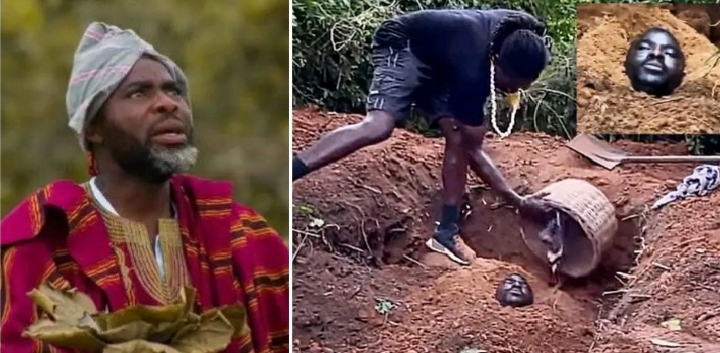 Ibrahim Chatta 'buried alive' on set