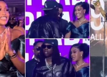 Rema and Uche Montana onstage incident at AFRIMA