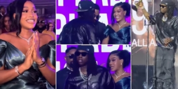 Rema and Uche Montana onstage incident at AFRIMA