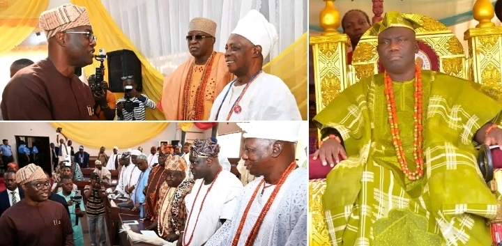 Oyo Obas Council Chairman: Alaafin Absent as Governor Makinde Installs Olubadan