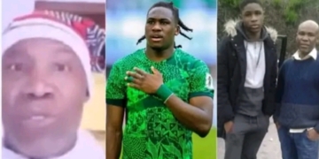 Calvin Bassey and dad