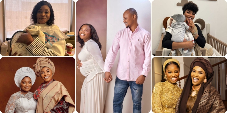 Tope Alabi| Ayomiku Alabi & husband| Iyabo Ojo & Priscilla Ojo