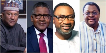 Forbes 2026 Billionaires: Abdulsamad Rabiu, Aliko Dangote, Femi Otedola, Mike Adenuga