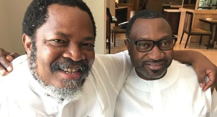 Nduka Obaigbena and Femi Otedola