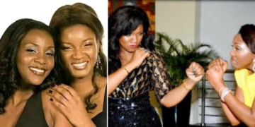 Omotola Jalade and Genevieve Nnaji