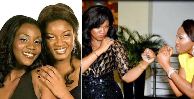 Omotola Jalade and Genevieve Nnaji