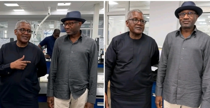 Femi Otedola and Dangote