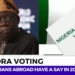 2027 elections: Nigerian Diaspora voting