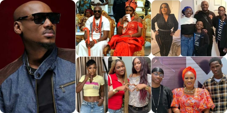2Baba, father of eight: A detailed look at his children & their mothers following son’s dedication