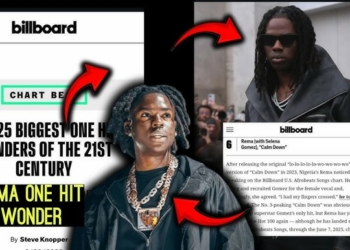 Billboard’s 25 biggest one‑Hit wonders of the 21st Century revealed: How Rema ranked
