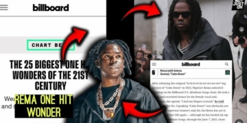 Billboard’s 25 biggest one‑Hit wonders of the 21st Century revealed: How Rema ranked