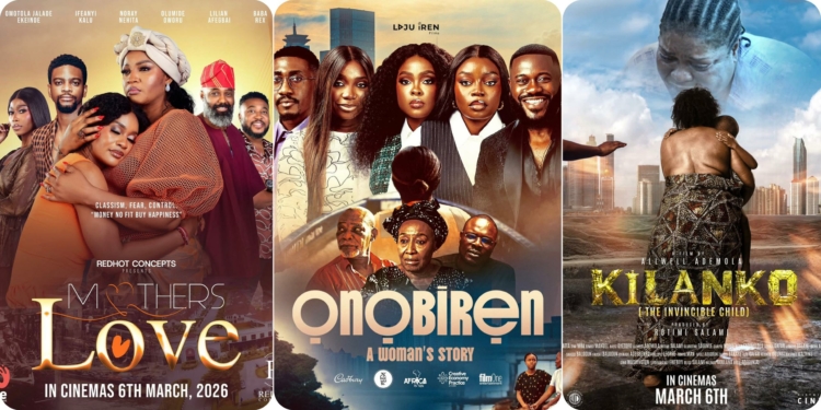 3 Nollywood films premiering in cinemas today