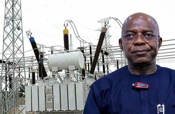 Electricity Transmission centre, inset: Abia Governor, Dr Alex Otti