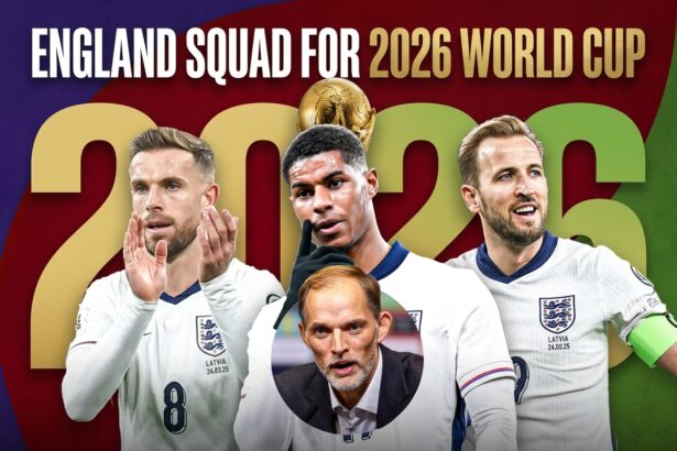 england squad for 2026 world cup