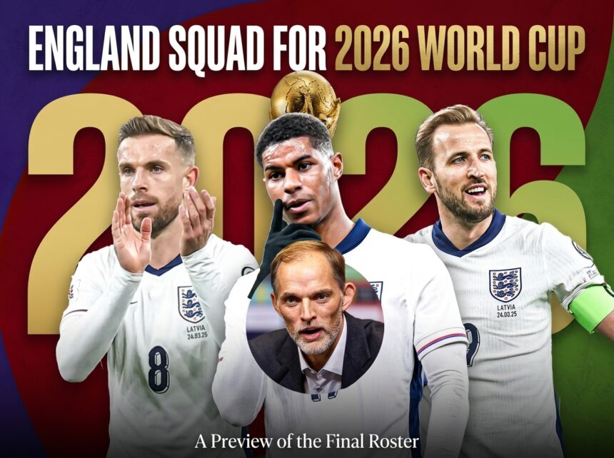 england squad for 2026 world cup