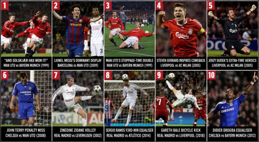 UCL CLASSICS: Most unforgettable moments in Champions League final history