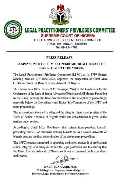 LPPC press release