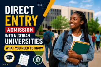 Direct Entry Admission Requirements for Nigerian Universities in 2026