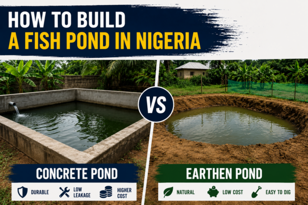 How to Build a Fish Pond in Nigeria: Concrete vs Earthen