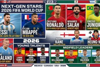 NEXT-GEN STARS: Football icons and emerging talents set to light up 2026 World Cup