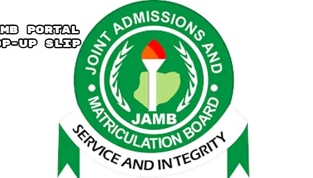JAMB Mop-Up Slip