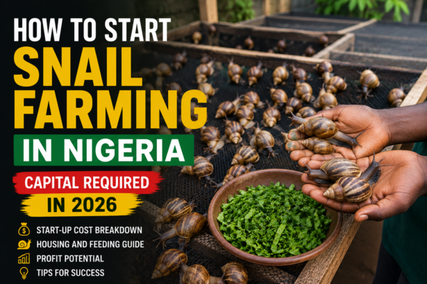 How to Start Snail Farming in Nigeria: Capital Required in 2026
