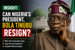 Can Nigeria's President, Bola Tinubu Resign?