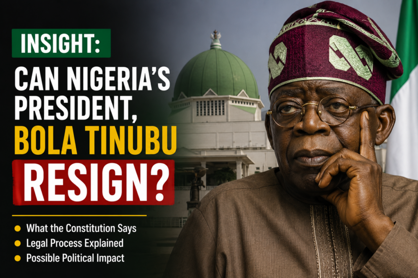 Can Nigeria's President, Bola Tinubu Resign?