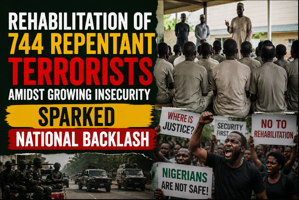 How Rehabilitation of 744 Repentant Terrorists Amidst Growing Insecurity Sparked National Backlash