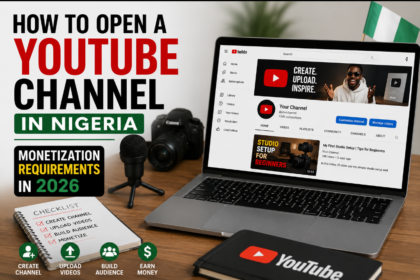 How to Open a YouTube Channel in Nigeria: Monetization Requirements in 2026
