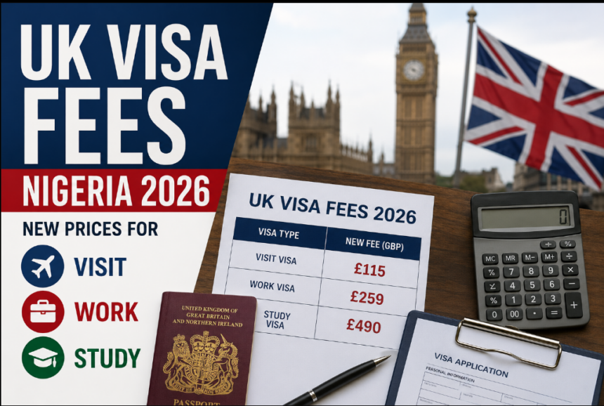 UK visa fees Nigeria 2026