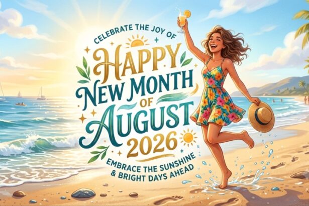 happy new month of august 2026