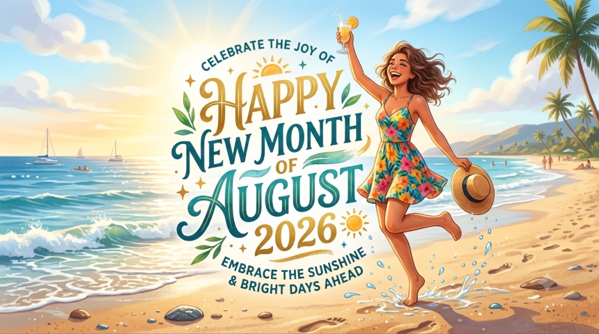 happy new month of august 2026