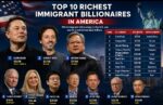 Top 10 richest immigrant billionaires in America revealed as foreign-born entrepreneurs amass $2.2tn