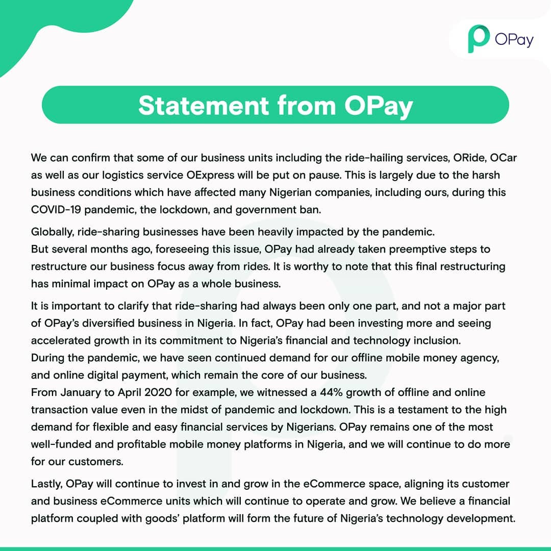 opay news