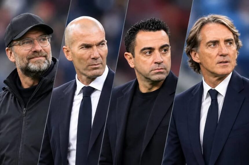 NEW ERA: Klopp, Xavi, Zidane, Mancini headline Nations League coaching changes