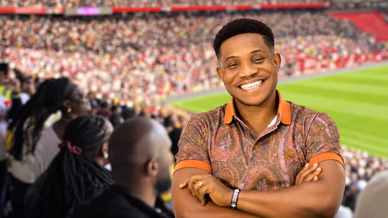 Pastor Jerry Eze, Old Trafford Stadium