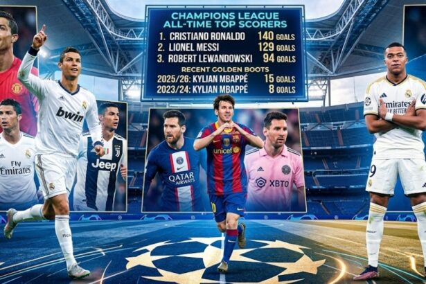 Ronaldo, Messi, Mbappé lead Champions League scoring era