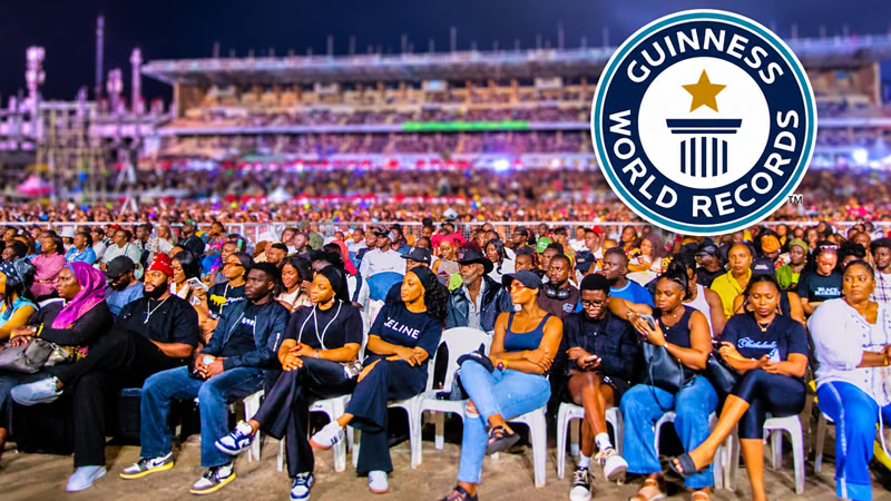 Nollywood break a decade-old Guinness World Record at TBS Lagos