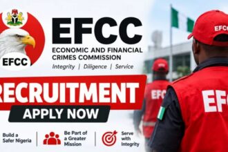 EFCC recruitment information for October 2026, including available positions and application requirements.