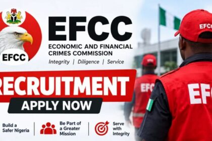 EFCC recruitment information for October 2026, including available positions and application requirements.