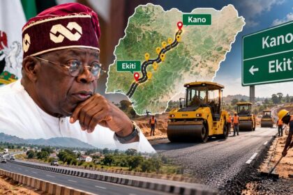 Nigerian road construction projects approved under President Tinubu's ₦631.3 billion federal infrastructure plan, covering Ekiti, Kano and other states.