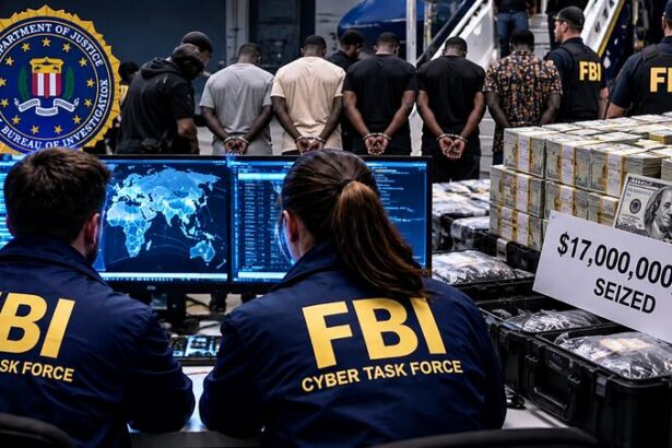 FBI report on six captured most-wanted fraud suspects and a separate global crackdown involving nearly $17 billion in seizures