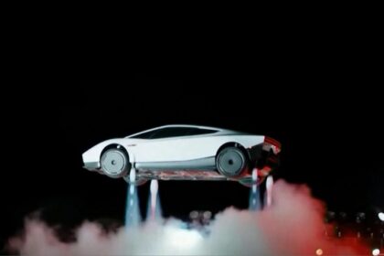tesla roadster flying cars