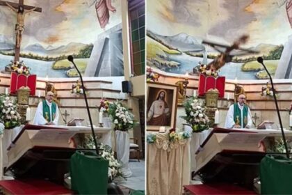 priest killed by cross