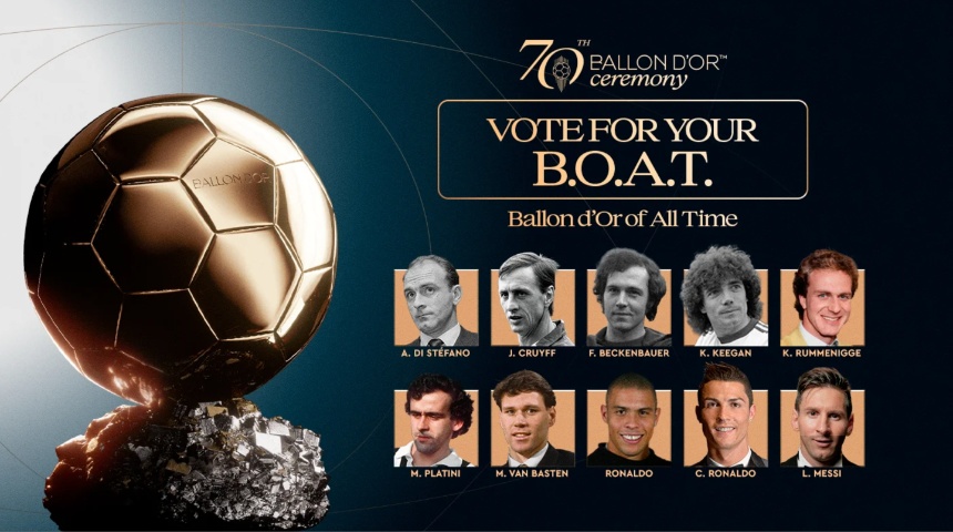 cristiano ronaldo lionel messi boat poll