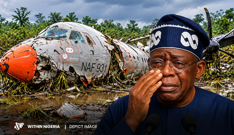 President Tinubu, Crashed NAF Aircraft 931