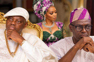 Chief Razaq Okoya in a portrait accompanying a report about his relationship with his first son, Fatai.